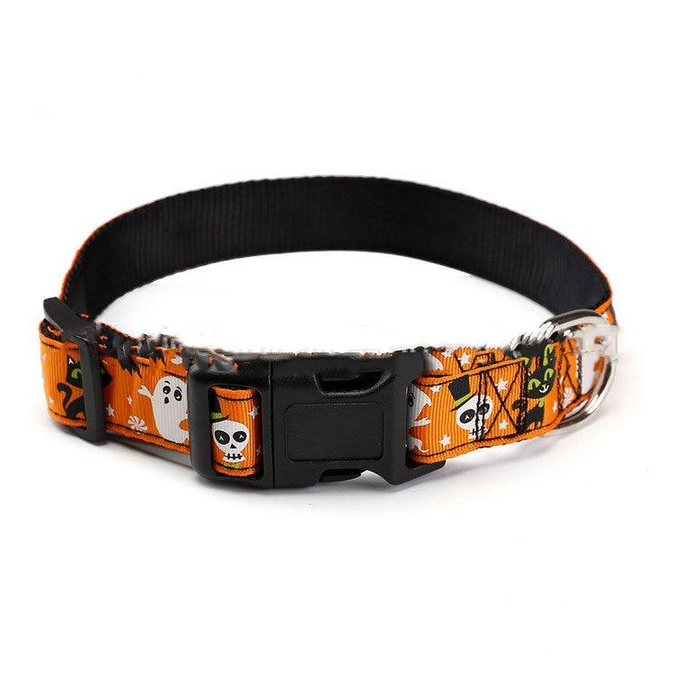 Halloween pet collar Ghostspetpalace.com