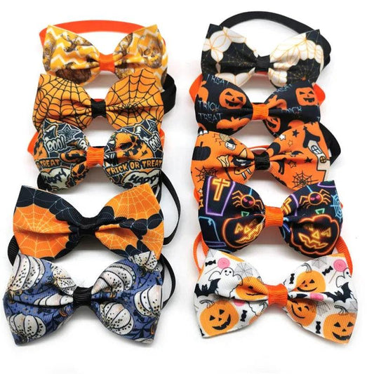 Halloween Dog Bowties - Ghostspetpalace.com