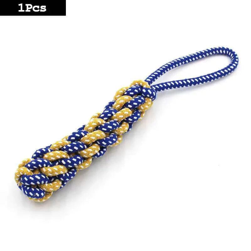 Carrot Knot Rope Ball: Durable Dog Chew Toy for Teeth Cleaning - Ghostspetpalace.com