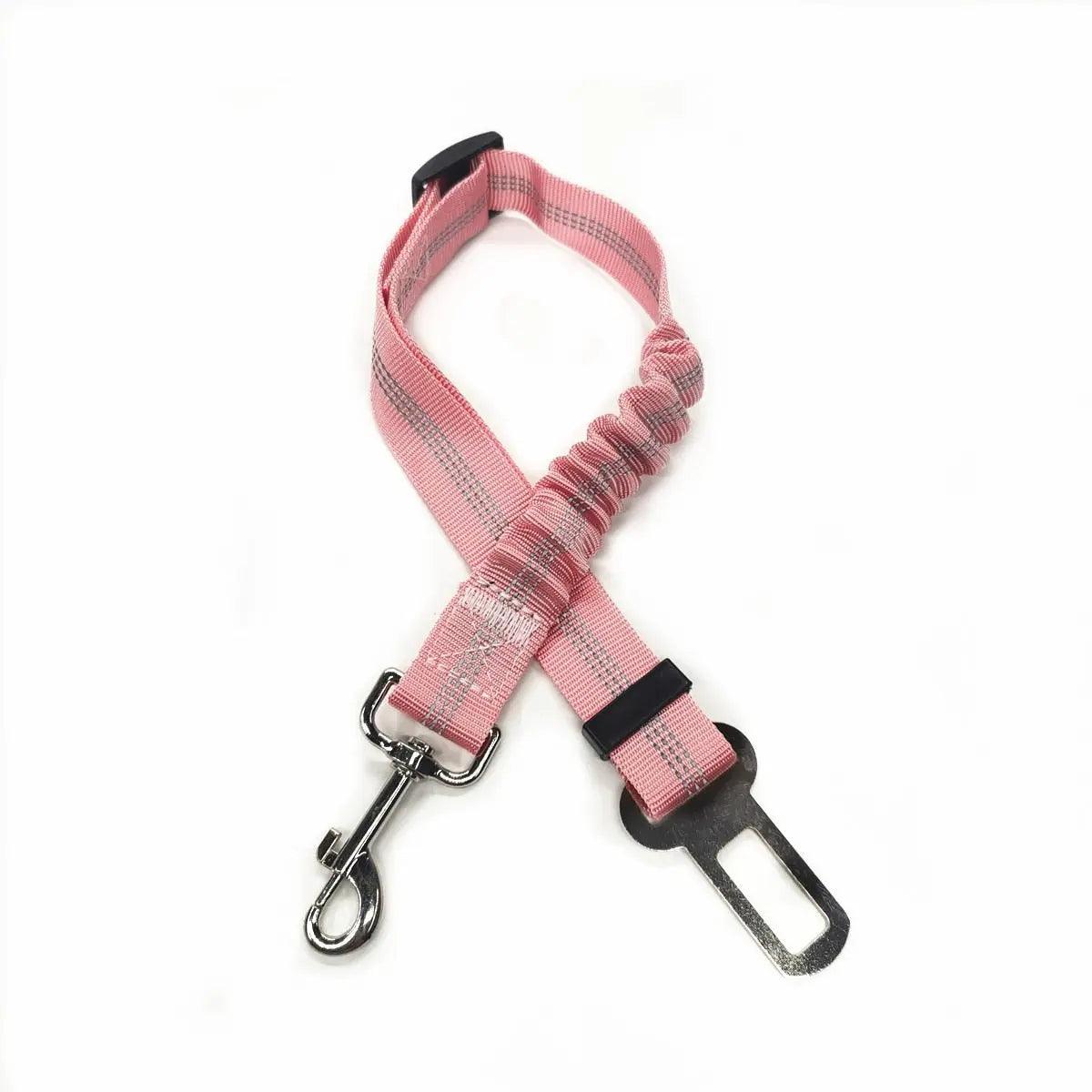 SafeTravels: Car Safe Seat Belt Leash for Secure Pet Travel & Safety on the Move. - Ghostspetpalace.com