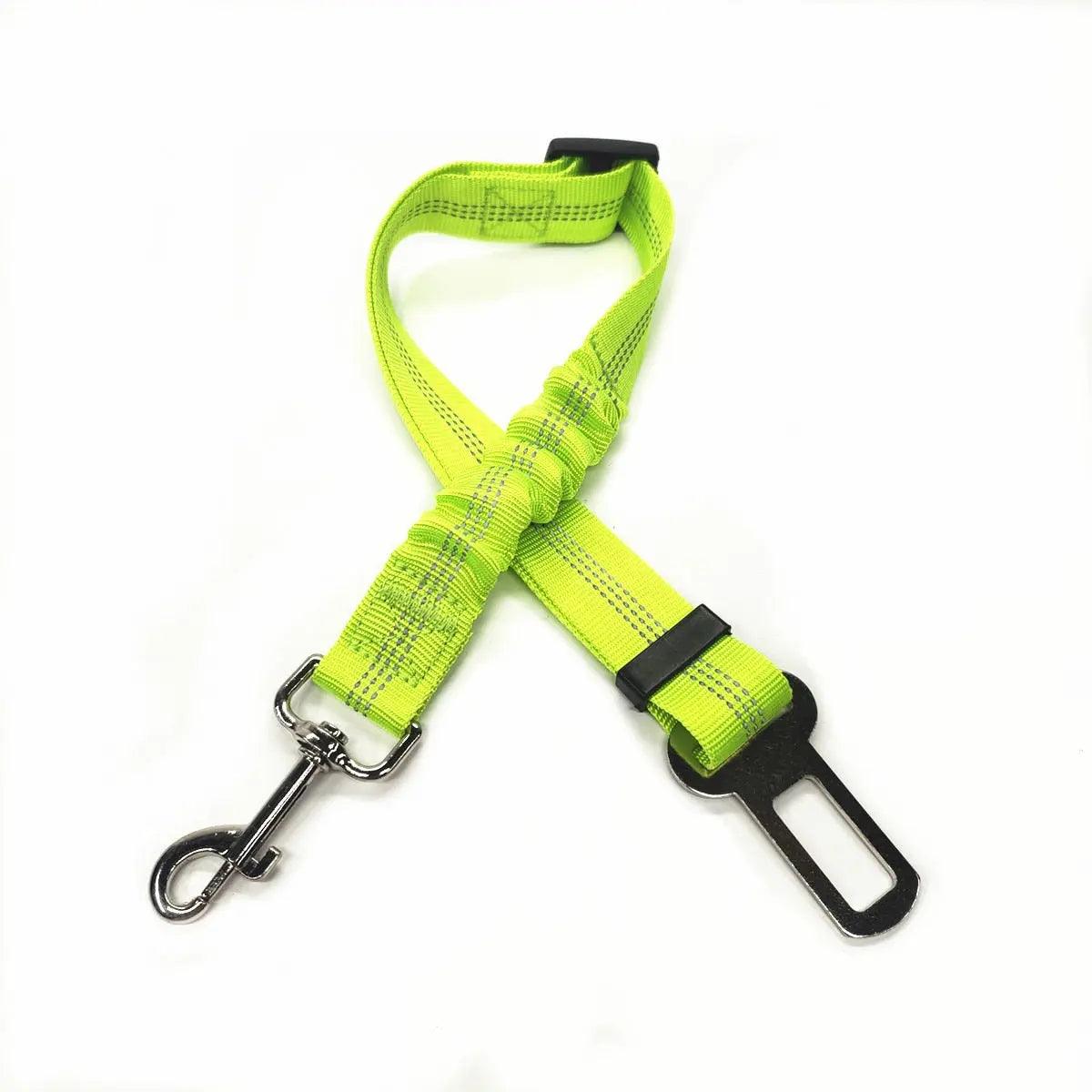 SafeTravels: Car Safe Seat Belt Leash for Secure Pet Travel & Safety on the Move. - Ghostspetpalace.com